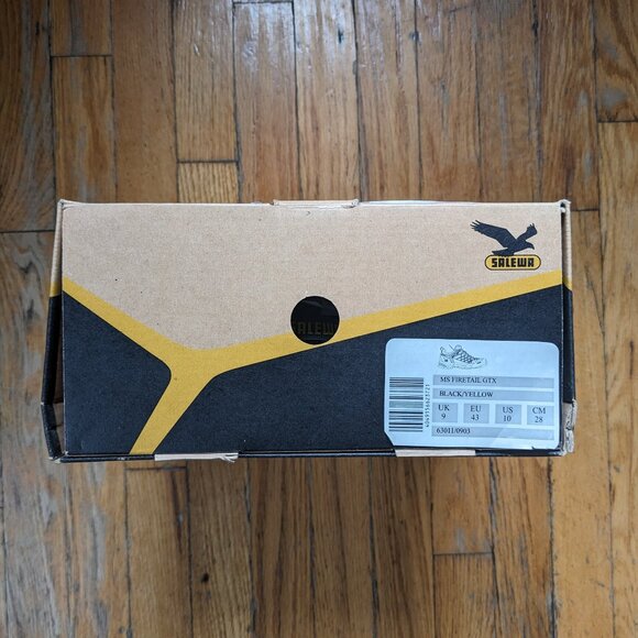 Salewa MS Firetail GTX Approach Shoe- Black and Yellow -  Size 10 US - Picture 12 of 14